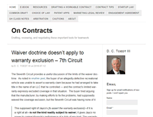 Tablet Screenshot of oncontracts.com